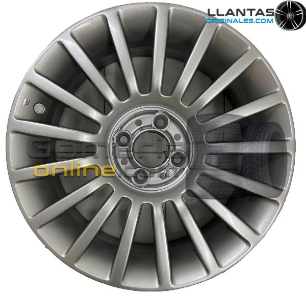 Llanta original Fiat 500 Multirayos Aleación Rodado 16
