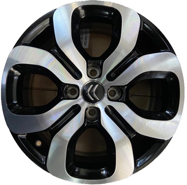 Llanta original Citroen C3 Negro Diamantado Rodado 16