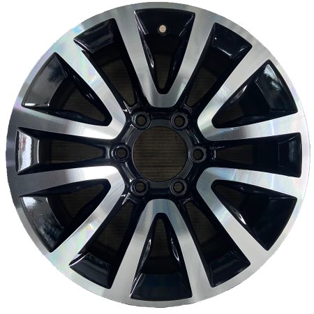 Llanta original Chevrolet S10 Negro Diamantado Rodado 18