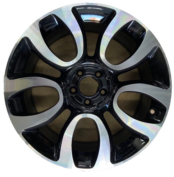 Llanta original Fiat 500 Negro Diamantado Rodado 17